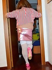 A pink crossdresser whore in part 2.