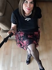 Tgirl Tarts are touching themselves exploring their desires in a sensual display